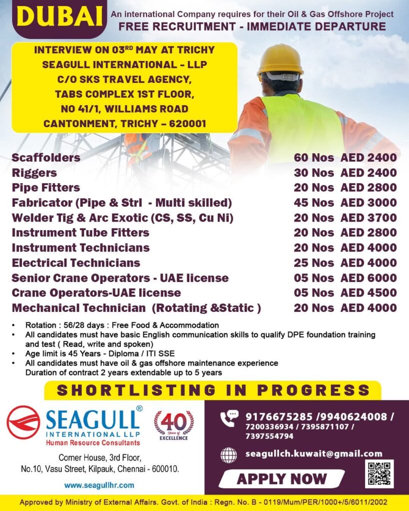 Dubai free requirement